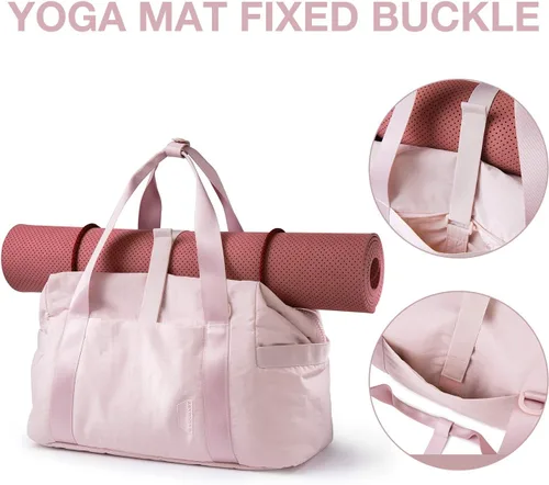 Miniatura 3 de BAGSMART BAGSMART - Bolsa de gimnasio para mujer, bolsa de mano para fin de semana, bolsas de viaje con funda de carretilla, bolsa de viaje