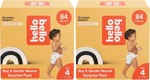 Miniatura 31 de Hello Bello Pañales Premium, Talla 3 (14-24 libras) Paquete Sorpresa para Niñas - 100 Unidades, Hipoalergénicos con Tacto Suave Similar a la Tela