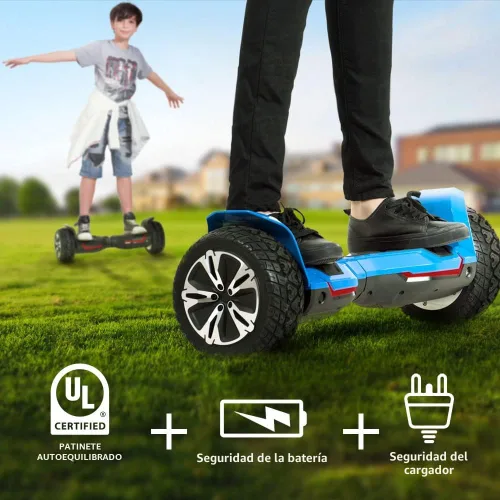Miniatura 6 de Gyroor Warrior 8.5 inch All Terrain Off Road Scooter with Bluetooth Speakers and LED Lights,Self Balancing Scooter for Kids ages 6-12 and Adults