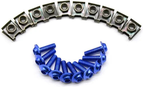 Miniatura 8 de Bodywork Kits 6mm Motorbike Body Work Fairing Bolts Screws for Yamaha Mt-07 Mt-09 Mt09 Mt07 MT09 MT07 R3 R3 FZS1000 FZS 1000 2001 2002 2003 2004