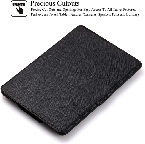 Miniatura 4 de REASUN Funda para Kindle Paperwhite 123, funda delgada con ranuras magnéticas para tarjetas con funda protectora de encendido y apagado automático