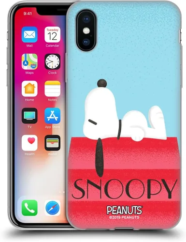 Miniatura 169 de Head Case Designs Snoopy Deco Dreams - Funda de gel suave con licencia oficial de Peanuts Blue Pattern compatible con Apple iPhone 7 Plus/iPhone 8