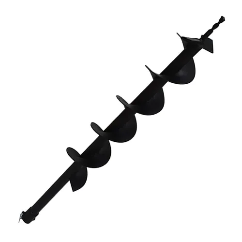 Brocas de taladro de tierra de 4 pulgadas para plantar, 4 brocas para taladro de motor de gasolina de 31.5 pulgadas, brocas para excavadoras de