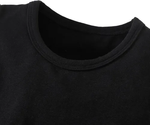 Miniatura 2 de ROMPERINBOX Vestido de verano negro con volantes para bebé, recién nacido, de tul para recién nacido, de 0 a 24 meses