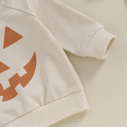 Miniatura 5 de Ropa para el día de San Valentín para bebé, sudadera de manga larga con letras, pantalones deportivos elásticos para otoño e invierno