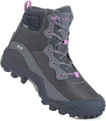 Miniatura 3 de Skenary Dimo Botas de senderismo para mujer, zapatos de caminar impermeables mediados