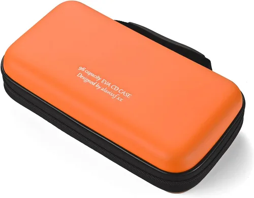Miniatura 13 de LIOVODE Funda para DVD, estuche de CD EVA, organizador de almacenamiento, portátil, protector de DVD, soporte para billetera para coche CD Holder