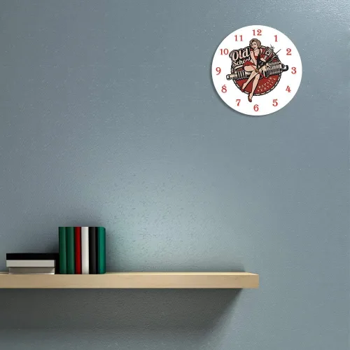 Miniatura 7 de The Geeky Days Garaje personalizado retro de la vieja escuela servicio de reparación de automóviles reloj de pared mecánico hombre cueva reloj