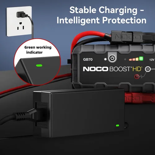 Miniatura 2 de Cable de carga para arrancador de puente NOCO Compatible con arrancador de puente NOCO GB70 GB150 GB250+ GB251+ GB500 GB500+ Genius Boost de litio