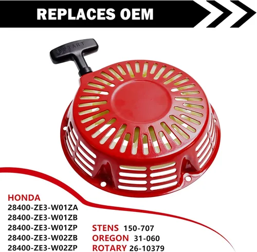 Miniatura 3 de Reemplazo de arranque de retroceso para Honda Gx340 Gx390 11hp 13hp 28400-ZE3-W01ZA Oregon 31-060 Rotary 26-10379