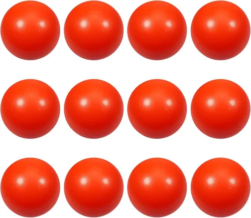 Pelotas de espuma roja para aliviar el estrés para niños y adultos, juguetes sensoriales para aliviar el estrés para autismo, ansiedad, TDAH (rojo)