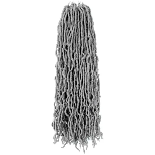 Miniatura 15 de Niseyo Rastas de pelo sintético de ganchillo de 24 pulgadas, 6 paquetes de extensiones de cabello sintético lacio de ganchillo largo
