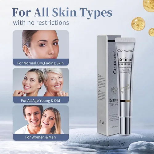 Miniatura 8 de Crema para debajo de los ojos con retinol – Crema antienvejecimiento para ojeras, hinchazón, arrugas, reduce las bolsas de ojos, líneas finas