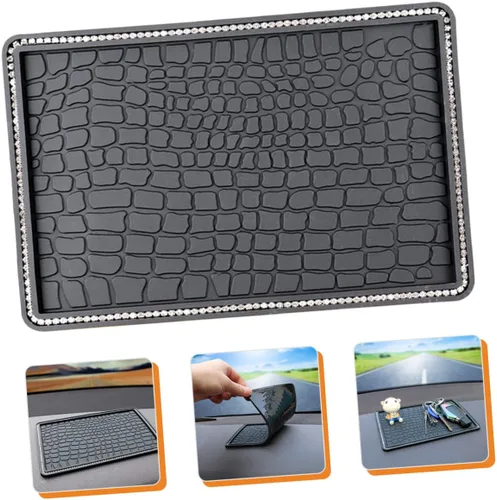 Miniatura 5 de Didiseaon Cojín único del tablero de instrumentos del coche de los accesorios del coche del cojín del teléfono del PVC para el adorno del tablero