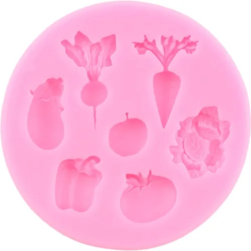 Miniatura 8 de Mujiang Moldes de silicona para frutas y verduras, molde para fondant de hojas, para decoración de pasteles, cupcakes, chocolate, caramelo, arcilla