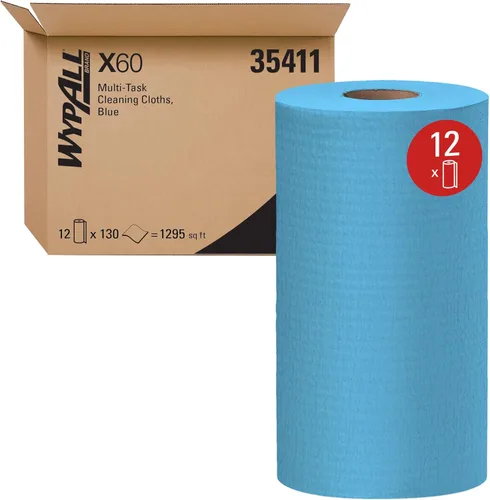 Miniatura 14 de WypAll 34790CT x 60 paños, caja pop-up, color blanco, 9 1/8 X 16 7/8, caja de 126 (paquete de 10 cajas)