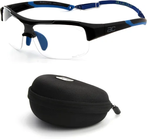 Miniatura 14 de BLUE CUT Sports Safety Goggles Interchangeable Sun Lens Anti Fog UV Protection Indoor Outdoor Pickleball Cycling Basketball Blanco/Rosa