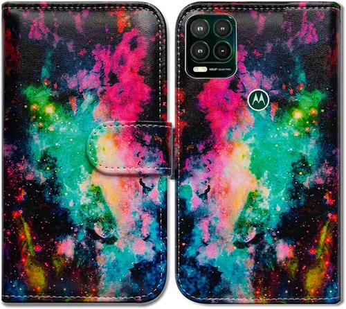Miniatura 16 de Bcov Funda para Moto G Stylus 5G (no compatible con G Stylus 4G), funda de cuero con tapa y ranura para tarjetas y soporte para Motorola Moto G
