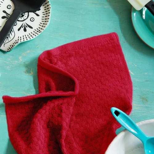 Miniatura 6 de COTTON CRAFT Amazing Kitchen Towels – Juego de 8 toallas de rizo – 100% algodón Euro Café Waffle Weave – Suave y absorbente, de secado rápido