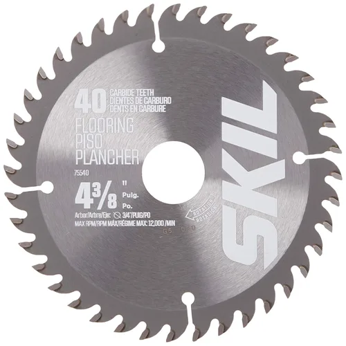 SKIL 75540 Hoja de piso de carburo de 4-3/8 pulgadas por 40T