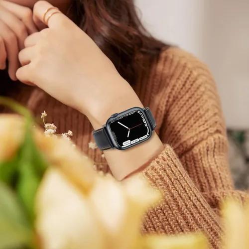 Miniatura 7 de Anlinser Correas compatibles con Apple Watch Band de 1.654 pulgadas, 1.614 pulgadas, 1.575 pulgadas, 1.496 pulgadas, para mujeres y hombres, diseño