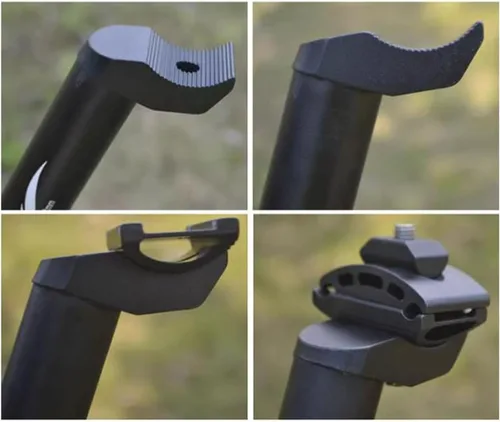 Miniatura 5 de Cabeza de varilla de asiento de bicicleta Cabeza de abrazadera de tija de sillín de bicicleta de aleación de aluminio