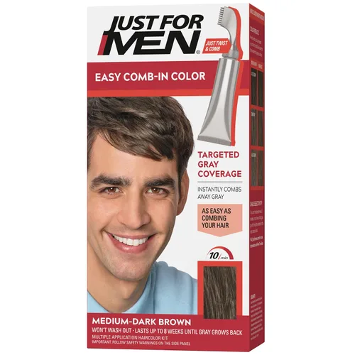 Miniatura 10 de Solo para hombres Auto Stop, tintura química para el cabello, 1, Café Oscuro