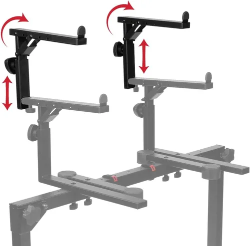 Miniatura 19 de Gator Frameworks Serie de teclados Nivel 2º adicional para el soporte de mesa estilo GFW-KEY-6000, (GFW-KEY-6000-2T)