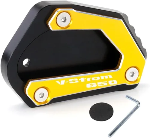 Miniatura 10 de Placa de soporte de extensión lateral de motocicleta compatible con SUZUKI Vstrom 650 650XT 2004-2023 Vstrom Soporte de almohadilla de pie DL650