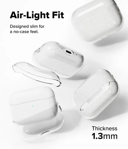 Miniatura 3 de Ringke Funda Air para AirPods Pro 3 [0.05 pulgadas de grosor] sin funda, ligera, delgada, linda funda con mosquetón para mujeres, hombres