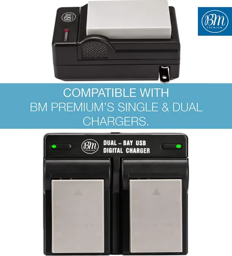 Miniatura 3 de BM Premium Paquete de 2 baterías EN-EL5 para cámara digital Nikon Coolpix P80, P90, P100, P500, P510, P520, P530