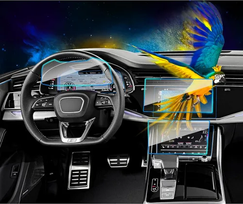 Miniatura 10 de 2025 Au di All New Q5 - Protector de pantalla de vidrio templado compatible con 2025 2026 Au di Q3/A5 / S5 /Q5 / SQ5 / A6 Sportback / Q6 E-Tron
