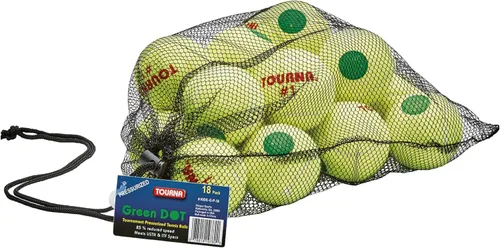 Miniatura 7 de Tourna Green Dot Low Compression Tennis Balls
