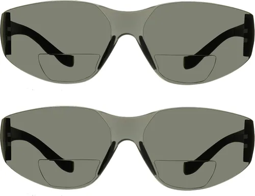 Miniatura 10 de proSPORT Lector bifocal clasificado de seguridad de las gafas de sol ANSI Z87 ligero sin montura deportivo al aire libre