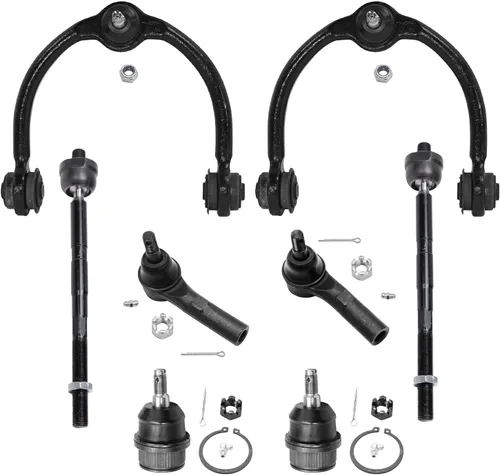 Miniatura 81 de Detroit Axle - Kit de brazos de control de extremo delantero de 8 piezas para Dodge Dakota 00-04, Durango 00-03, 4 brazos de control superior e