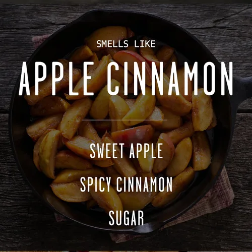 Miniatura 3 de Velas de Manzana y Canela, Vela de Manzana y Canela - 'Apple Cinnamon' Infundida con Aceites Esenciales I Velas de Soja Aromáticas Fuertes