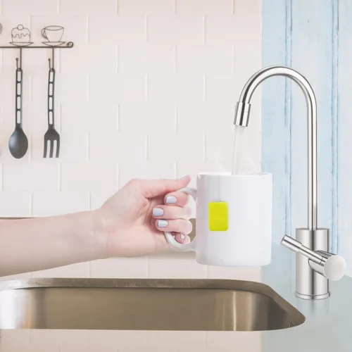 Miniatura 7 de Ready Hot 41-RH-300-F570-BN Sistema dispensador de agua caliente instantáneo, 2.5 cuartos de galón, pantalla digital, grifo de agua caliente de una