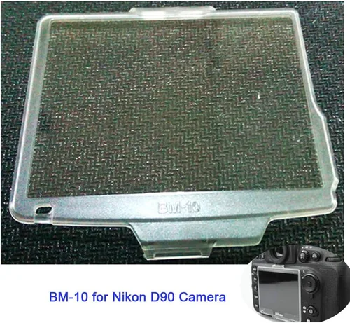 Miniatura 3 de BM10 - Protector de pantalla LCD para cámara réflex digital Nikon D90, protector de pantalla para Nikon D90, reemplaza BM-10-2 paquetes
