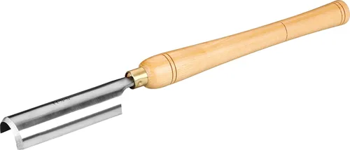 DEEG Juego de cinceles de torno HSS de 2 pulgadas, gubias de desbaste de 2 pulgadas con asas domésticas, virolas de latón y cuchillas de acero de