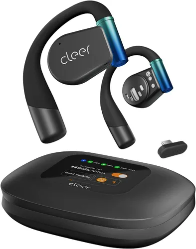 Miniatura 14 de Cleer ARC 3 - Audífonos de oreja abierta – Dolby Audio, Snapdragon Sound auriculares verdaderamente inalámbricos, batería de 50 horas, Bluetooth Rosa