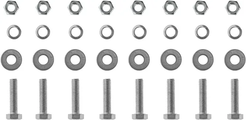 Miniatura 8 de Kit todo en uno de perchas para semirremolques - 30" resistente resorte cargado, distancia entre pernos: 2.5" - recto - negro con tiras reflectantes