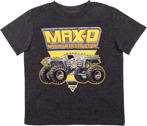 Miniatura 4 de Monster Jam El Toro Loco Zombie Maximum Destruction - Paquete de 4 camisetas gráficas para niños pequeños y grandes