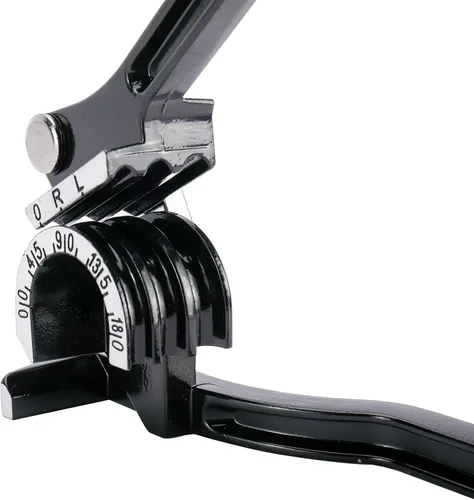 Miniatura 5 de Dobladora de tubos, dobladora de tubos Dobladora de línea de freno de 180 grados para tubos de 1/4", 5/16" y 3/8", dobladora manual 3 en 1