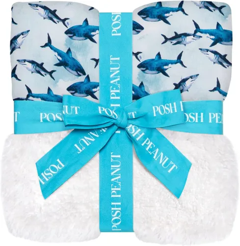 Miniatura 9 de Posh Peanut - Patu de felpa, gran manta de punto reversible de bambú de primera calidad, manta de seguridad para niños pequeños, 40 x 40 pulgadas