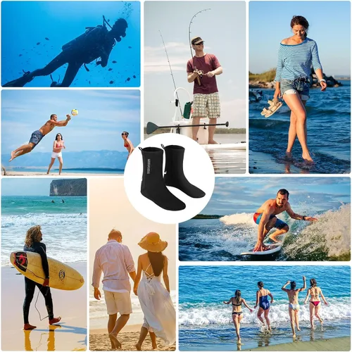 Miniatura 6 de Neoprene Socks 2MM Diving Sock for Sand Proof Beach Volleyball Sock for Outdoor Water Sports beach socks/SMLXL2XL