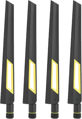 Hilitand 4 antenas de enrutador, antena de tarjeta de red SMA de banda dual 2.4G/5G de 10 dB, para RT-AC68U / EX6200 / AC15 / AC68U / RT-AC88U /