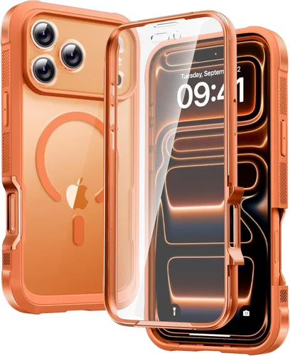 Miniatura 21 de Diaclara - Funda compatible con iPhone 11, carcasa resistente de cuerpo completo con protector de pantalla integrado sensible al tacto y Transparente