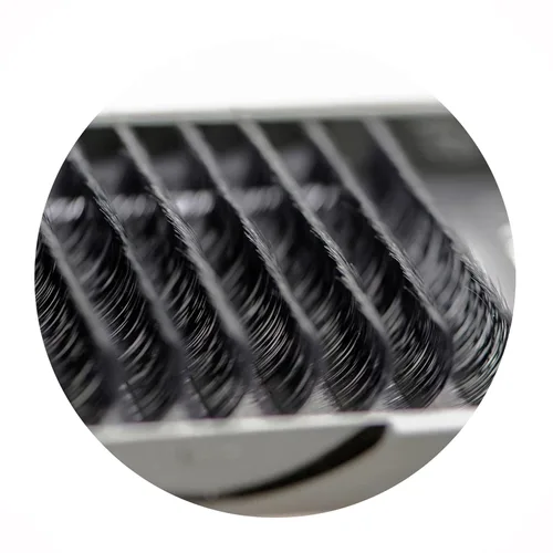Miniatura 5 de Extensiones de pestañas de 0.002 in de grosor, rizo B, 0.394 in de longitud, pestañas de volumen de aspecto natural para extensiones de pestañas