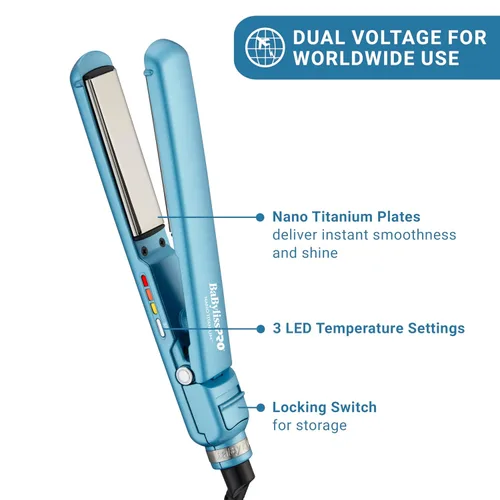 Miniatura 2 de BaBylissPRO® Nano Titanium™ COMPACT TOOLS deliver full power in a compact size - deep waver, hair dryer, hot air brush, paddle brush, wand
