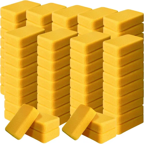 Miniatura 7 de Tioncy 6 esponjas grandes a granel de 7.5 x 5.5 x 1.9 pulgadas, lechada de espuma para lavado de autos, esponja de limpieza y lavado, espuma